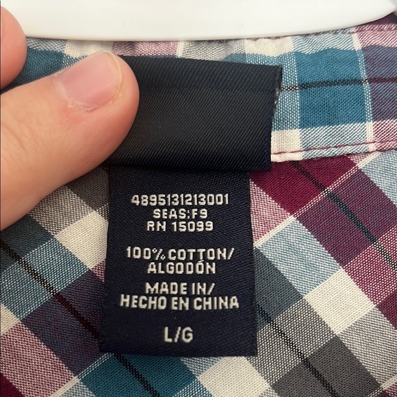 Plaid Long Sleeve Shirt Canyon River Blues - Picture 8 of 10